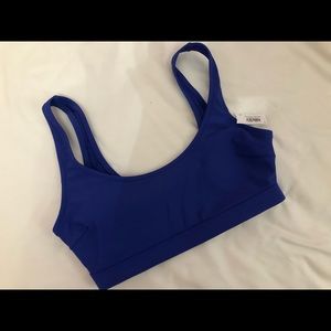 NWT scoop neck swim top